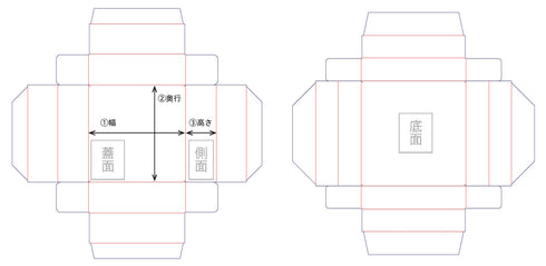 組箱 展開A4