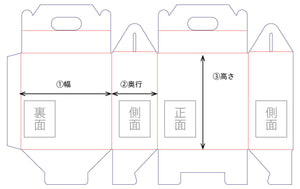 手提げ箱　展開A2